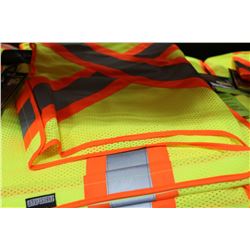 ORANGE/LIME CLASS 2 SAFETY VEST SIZE MENS L