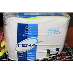 PK OF 40 DAY PLUS ABSORBANT PADS