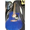 Image 1 : GUITAR TRADITION BLUE WITH BAG CASE & PICK UP