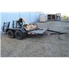Image 1 : DUAL AXLE COMPACT SKIDSTEER TRAILER