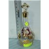 Image 1 : ESTATE GOLD LEAF GLASS DECANTER