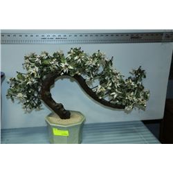 ESTATE GLASS ART BONSAI TREE