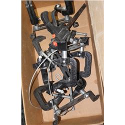 BOX OF CLAMPS