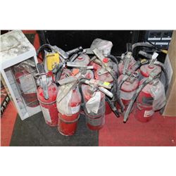 LOT OF 14 FIRE EXTINGUISHERS