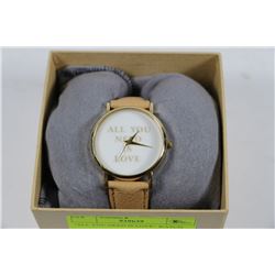 "ALL YOU NEED IS LOVE" WATCH