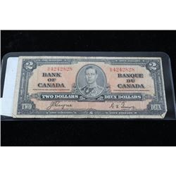 1937 CANADIAN $2 BILL