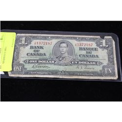 1937 CANADIAN $1 BILL