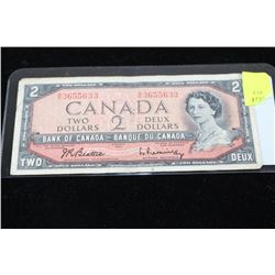 1954 CANADIAN $2 BILL