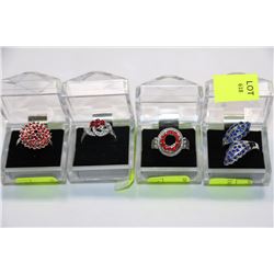 FASHION RINGS X4