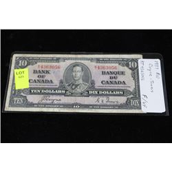 1937 CANADIAN TEN DOLLAR BANKNOTE