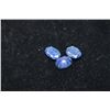 Image 1 : 3 PIECES OF NATURAL BLUE SAPPHIRE - 52 CT