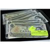 Image 1 : CANADA 1973 1 DOLLAR BANKNOTE X 7