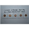 Image 1 : CANADIAN  PENNIES B.U. FROM ORIGINAL MINT ROLLS