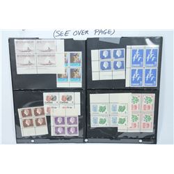 CANADA 15 BLOCKS MINT NO HINGE 1950'S-1970'S