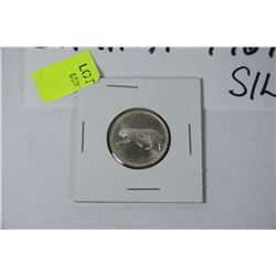 CANADIAN  1967 SILVER 25 CENT B.U.