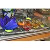 Image 1 : 4 ESTATE ART GLASS DISHES