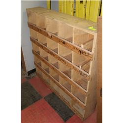 WOOD SHOP/GARAGE SORTING CRIB -