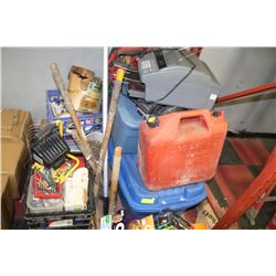PALLET OF ASSORTED CONSTRUCTION & SHOP SUPPLIES