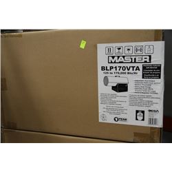 MASTER 170,000BTU PROPANE FORCE AIR HEATER