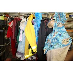 SIDE 2: RACK OF HALLOWEEN COSTUMES