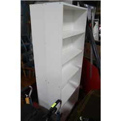 2 LARGE WHITE SHELVING UNITS