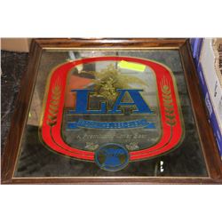 L.A. PILSNER MIRRORED BEER SIGN