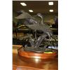 Image 1 : BRONZE MALLARD DUCK SCULPTURE "TAKING FLIGHT"