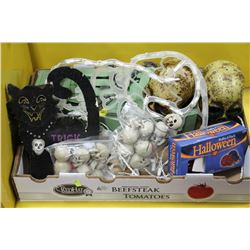 FLAT OF HALLOWEEN DECORATIONS ON CHOICE