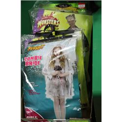 FLAT OF KIDS HALLOWEEN COSTUMES