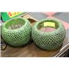 Image 1 : PAIR OF GREEN CACTUS POTS