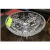 Image 1 : FOOTED CRYSTAL CANDY BOWL