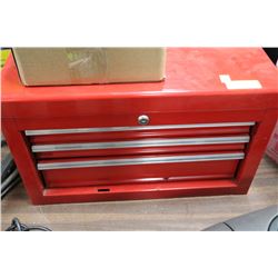 RED METAL TOOLBOX