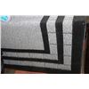 Image 1 : BLACK AND GREY 5 X 8 AREA CARPET
