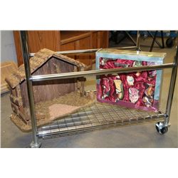 11 PC PORCELAIN NATIVITY SET