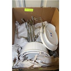 ESTATE BOX OF CORNINGWARE ETC
