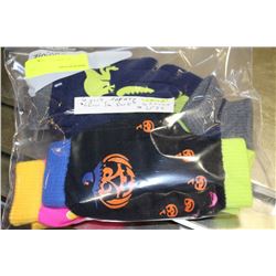 6 PACK OF CHILDRENS HALLOWEEN GLOW IN THE DARK