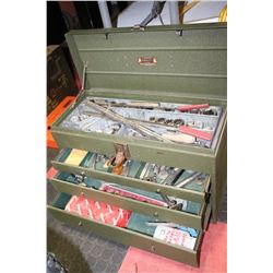 KENNEDY KITS TOOLBOX WITH CONTENTS