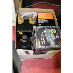 FOG MACHINE WITH 3 ZOMBIE HEAD ACCESSORY & HIGH