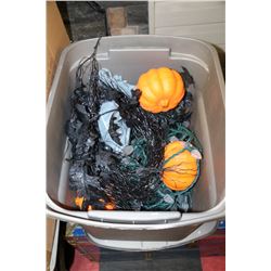 BIN OF HALLOWEEN LIGHTING