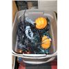Image 1 : BIN OF HALLOWEEN LIGHTING