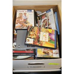 BOX OF COOKING DVD'S