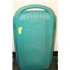 Image 1 : STORAGE TOTE WITH SUITCASE STYLE WHEELS & HANDLE