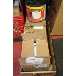 BOX OF VACUUM FILTERS