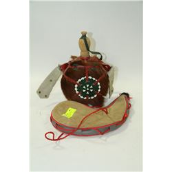 NATIVE STYLE WATERSKIN & WATER CONTAINER