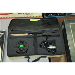 CRYSTAL RIVER COLLAPSIBLE FISHING ROD WITH REELS