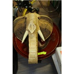 WALL HANGING ELEPHANT HEAD ORNAMENT