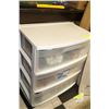 Image 1 : LARGE 3-TIER ROLLING STORAGE FULL OF