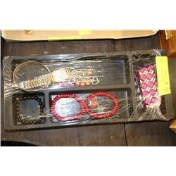 TRAY OF FASHION JEWELLERY