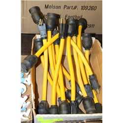 FLAT OF RV ADAPTER CORDS