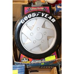 GOODYEAR DIE CAST CAR STORAGE CONTAINER WITH 40+